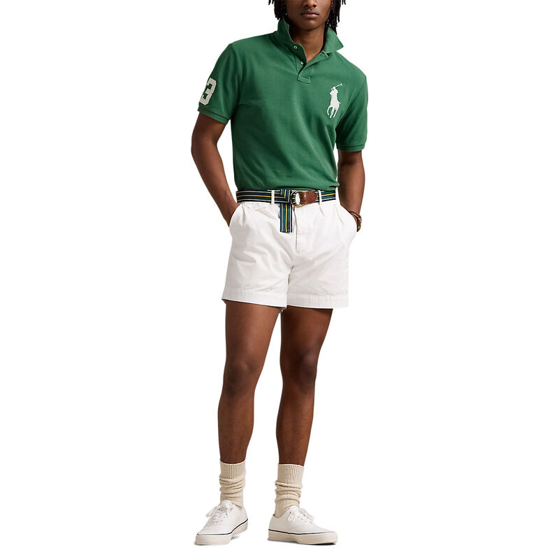 Polo Ralph Lauren Custom Slim Fit Big Pony Mesh Polo Shirt image number 3